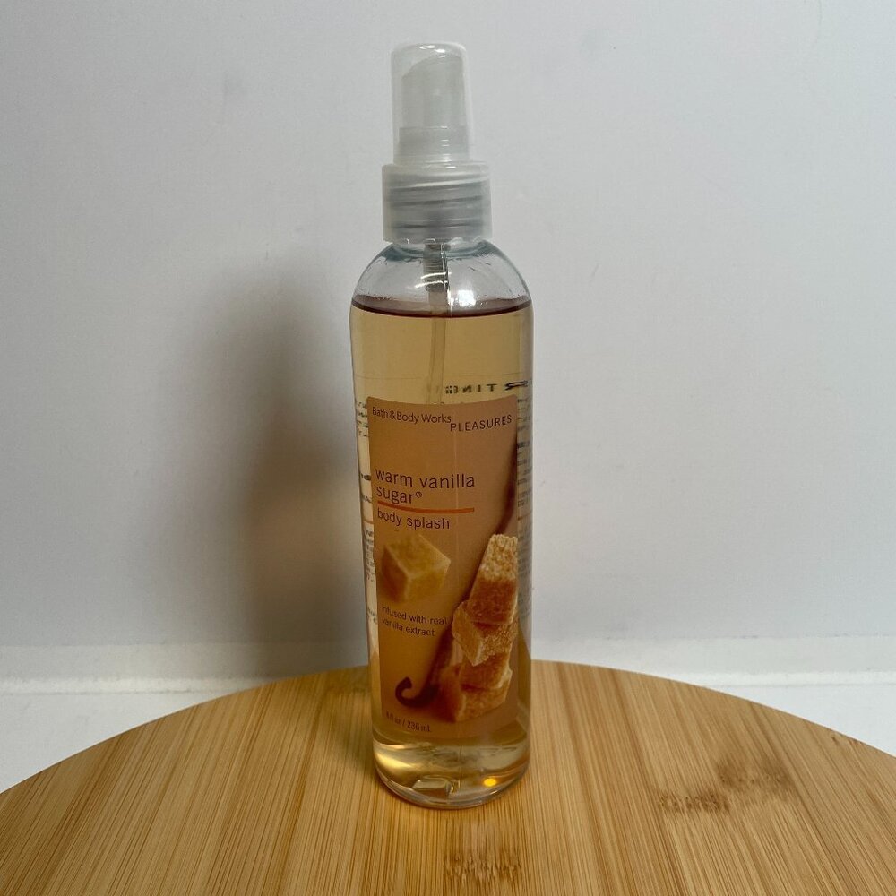 Bath & Body Works Warm Vanilla Sugar Spray 8 Oz Fragrance Splash Mist Pleasures
